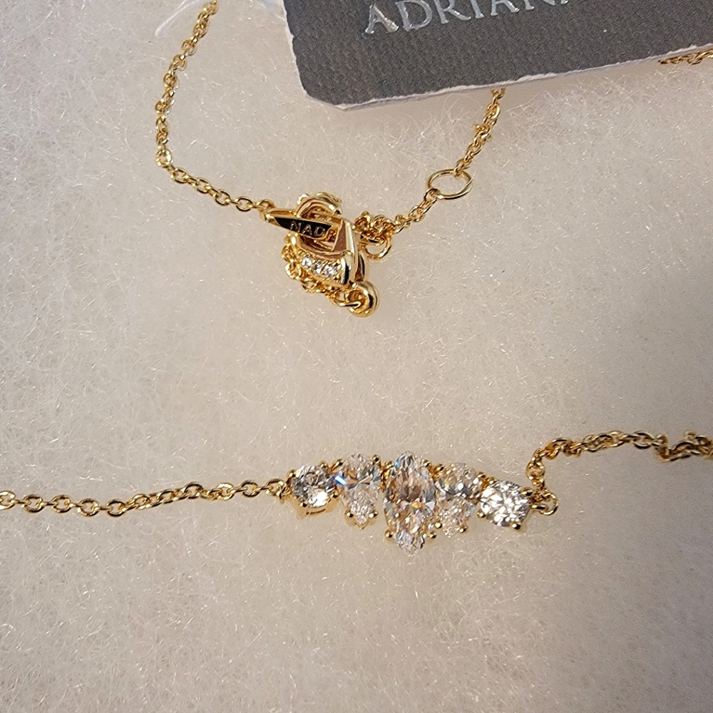 18k Gold Vermeil necklace with detailed lobster clasp
